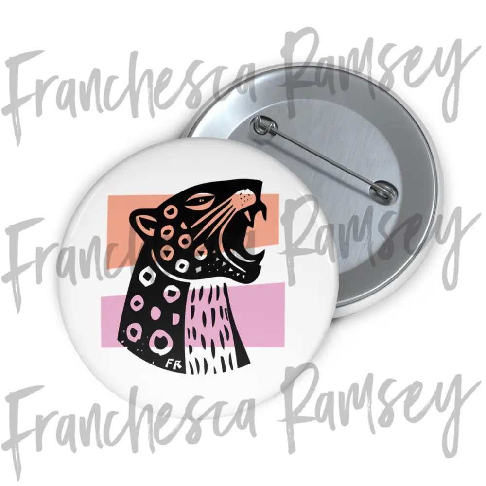 Leopards Eating Faces Buttons 2.25’’ Accessories