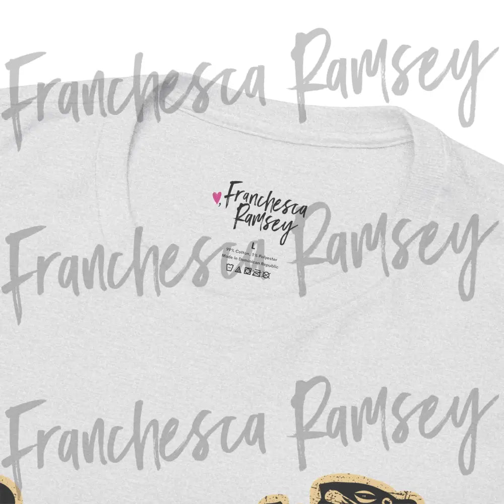 ’Leopards vs Faces’ Golden Game Day Tee T-Shirt