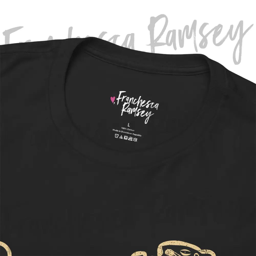 ’Leopards vs Faces’ Golden Game Day Tee T-Shirt