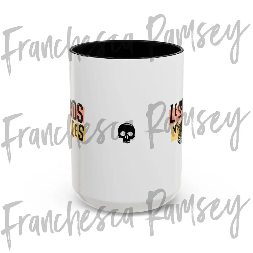 ’Leopards Vs Faces’ Mug Mug