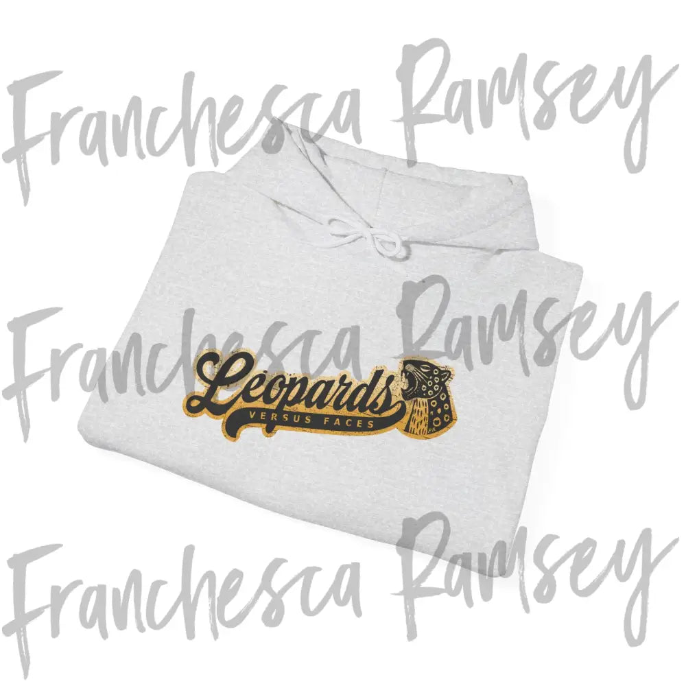 ’Leopards vs Faces’ Unisex Golden Game Day Hoodie Hoodie