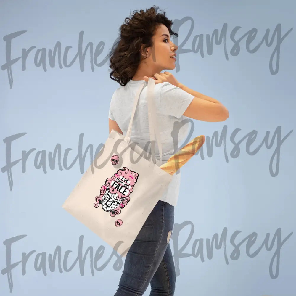 ’Let Them Eat Face’ tote bag One size / Natural Bags