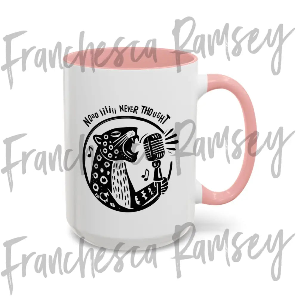 ’No I Never Thought’ Leopards Eating Faces Mug Mug