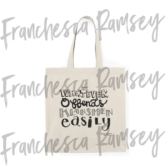 ’Stay W.O.K.E.’ natural tote bag 15’’ x 16’’ / Natural Bags