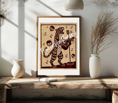 Karma the Leopard  - 8x10 Digital Print