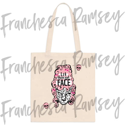’Let Them Eat Face’ tote bag One size / Natural Bags