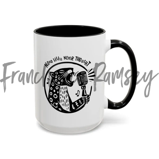 ’No I Never Thought’ Leopards Eating Faces Mug Mug