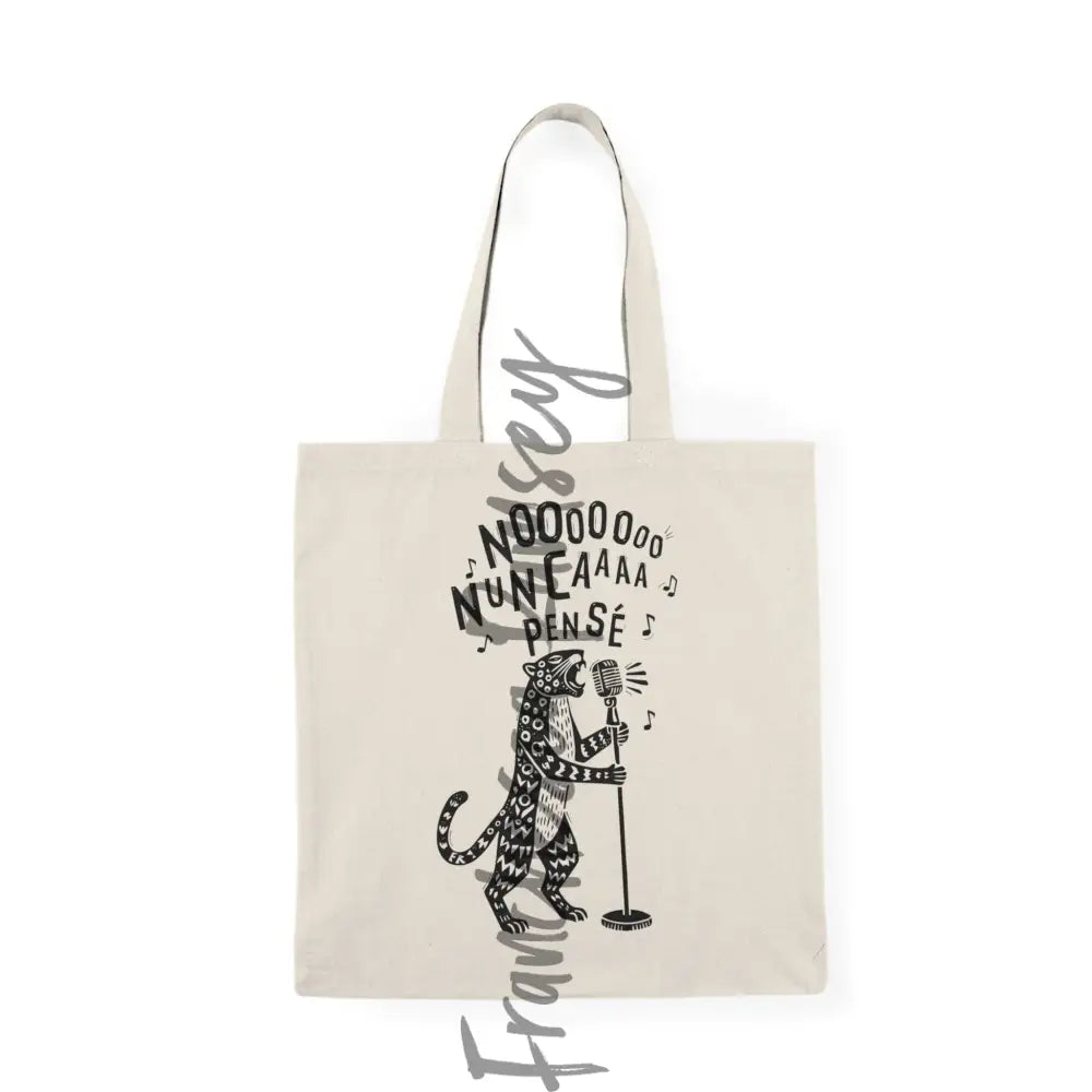 ’¡Nunca Pense!’ Natural Tote Bag 15’’ X 16’’ / Natural Bags