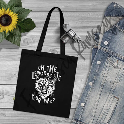 ’Oh The Leopards Ate Your Face?’ Tote Bags